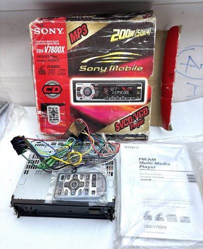 Sony cdx v7800x - cdx-v7800x, lettore