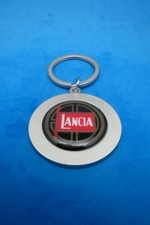 LANCIA LOGO ROUND KEYRING