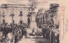 TERRANOVA DI SICILIA (GELA) - Piazza Umberto I già del Duomo 1903 Cartolina