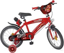 Bicicletta Cars 14 Pollici Bici Bambino Saetta McQueen Rotelle Bici  4 5 6 anni