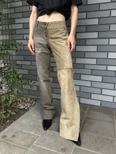 Jeans donna svasati Archivio Dolce & Gabbana vintage scamosciati ricostruzione rari