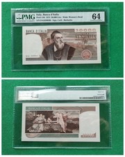 Banconota.Italia 20000 Lire Tiziano.1975.SA Chiuso PMG 64.