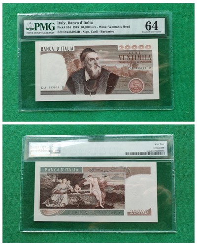 Banconota italia 20000 - 20000, lire