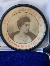 GIORNATA DELLA CROCE ROSSA S.M.LA REGINA D’ITALIA…SPECCHIETTO DA BORSETTA
