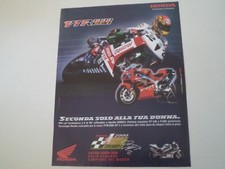 advertising Pubblicità 2001 MOTO HONDA VTR 1000 SP1 SP-1 e COLIN EDWARDS