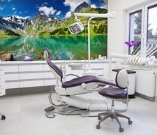 Carta da parati 3D lago di