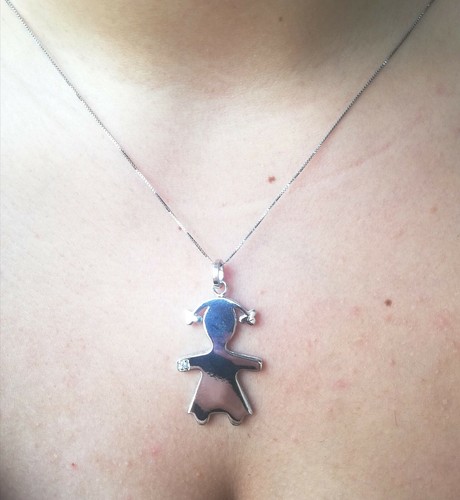 Collana bebe liscia con - liscia,