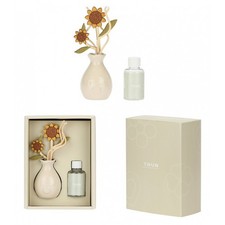 Thun Diffusore in Porcellana con Bacchette Girasole + Refil 50 ml