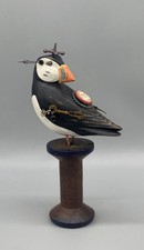 Scultura uccellino steampunk