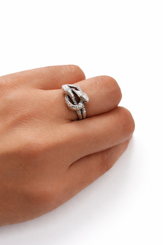 Anello serpente argento - anello,