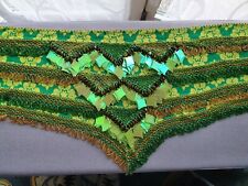 CINTURA BELT DANZA DEL VENTRE BELLY DANCE verde1 danza orientale costume