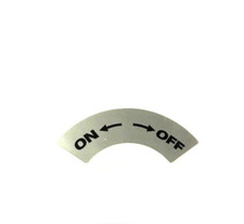 ADESIVO NERO SFONDO ARGENTO