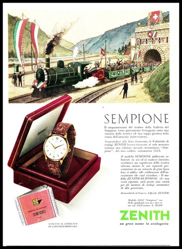 Pubblicita 1956 zenith - ,