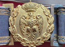 CINTURA GRANDE UNIFORME MARESCIALLO REGIA AERONAUTICA + ALTRE DECORAZIONI 