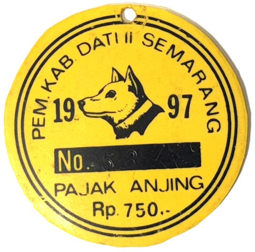 Targhetta cane semarang - targhetta,