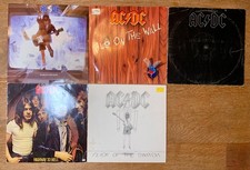 5 x Album AC/DC Metal LP Vinyl