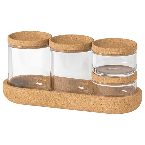 Ikea saxborga jar with lid - saxborga,