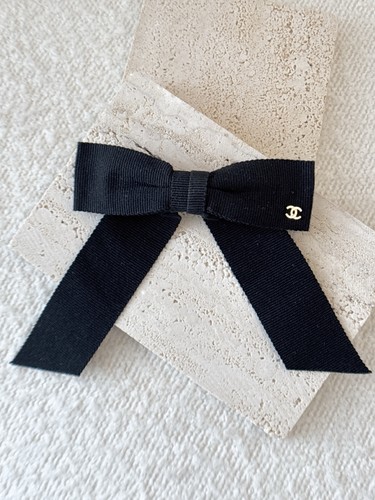 Chanel grosgrain bow - grosgrain,