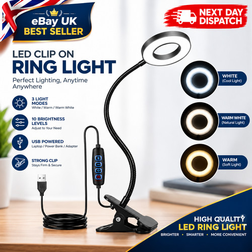 Morsetto led ricaricabile - ricaricabile, usb