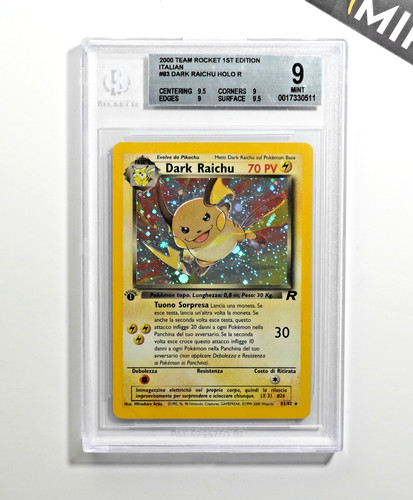 Pokemon bgs dark raichu 83 - pokemon,