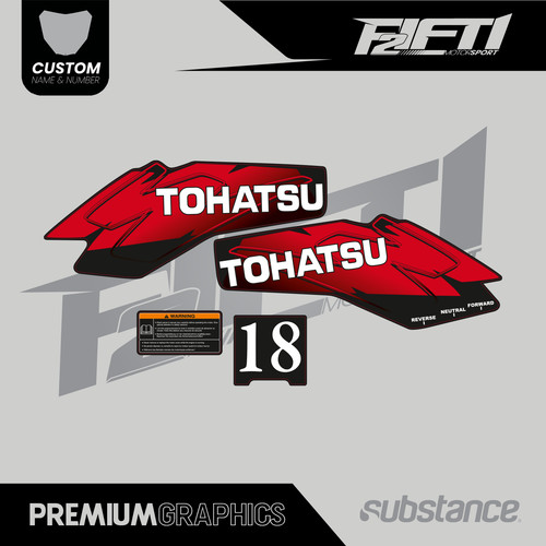 Tohatsu kit decalcomanie - 18,