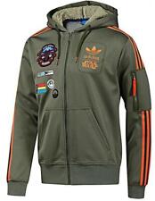 Adidas Originals x Star Wars Track JACKET Felpa con Cappuccio X Ala Han Solo Millennium Uomo