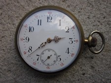 OROLOGIO DA TASCA MECCANICO MANUALE  VINTAGE CIPOLLA PER TASCHINO FUNZIONANTE