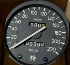 Alfa Romeo 1750 Berlina strumento cruscotto Tachimetro Jaeger NUOVO