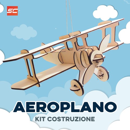 Aeroplano kit costruzione - aeroplano,