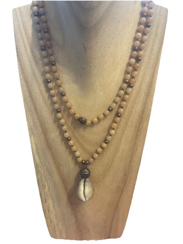 Collana cuore nero - collana, conchiglia