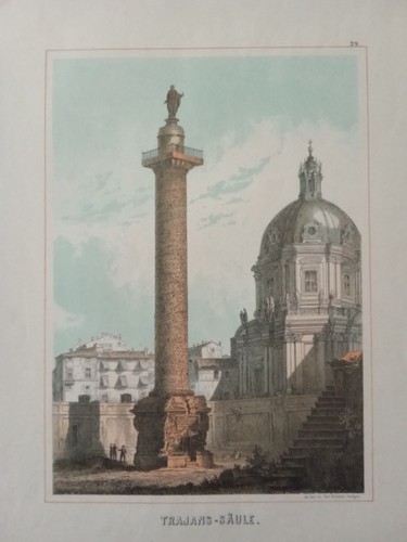 Stampa antica roma 1882 - stampa,