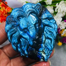 4''Natural Labradorite Hand