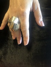 Anello bronzo con piccoli - in,