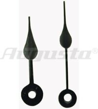 Lancette coppia in acciaio nero per orologi parigine 21/17 mm pendoleria watch