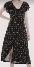 Hot Topic Rose Bud Ditsy Midi
