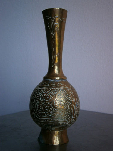 Vaso antico rame cesellato - vaso,