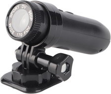 Videocamera per Bici, Telecamera Sportiva 960P per Casco Da Moto Con Grandangolo