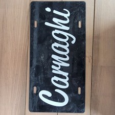 Targa Carnaghi in metallo