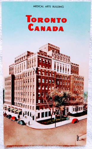 Vtg 1940s toronto medical arts - vtg,