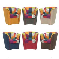 POLTRONA a POZZETTO in TESSUTO