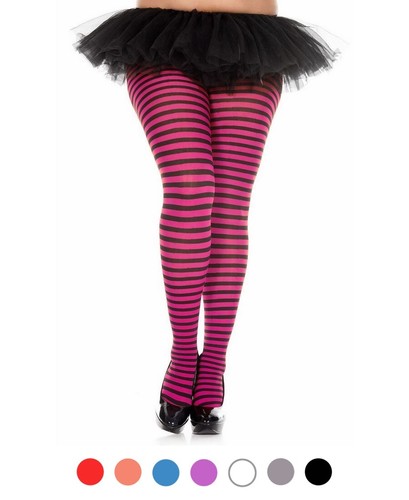 Collant righe opache taglie - a,