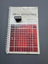 Modulo HP Advantage con manuale per calcolatrice HP 41 C CX