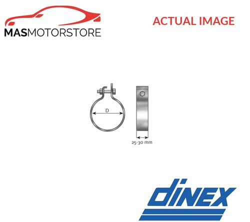 Morsetto clip impianto scarico - morsetto,