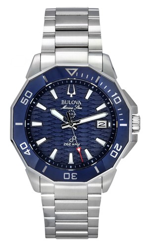 Bulova marine star azul esfera - azul,