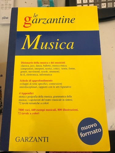 Garzantine musica garzanti - le, musica,