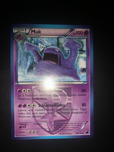 Carta pokémon muk 116 - pokémon, ita