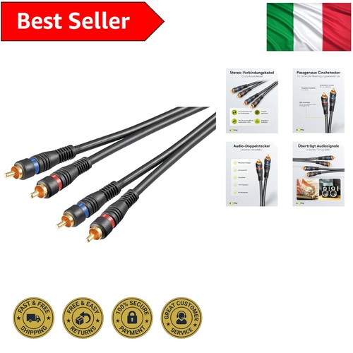 Cavo rca doppia schermatura - rca, 2