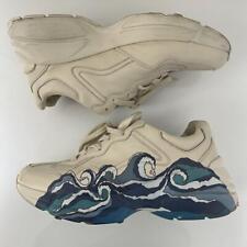 Scarpe da ginnastica Gucci multicolore con motivo Rhyton Wave taglia 6,5 US c...
