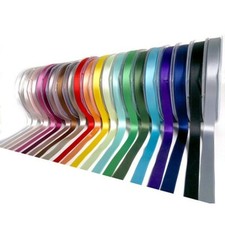 DOPPIO RASO NASTRO 25 mm 50 metri BOBINA ROTOLO 21 colori BOMBONIERE SCONTO