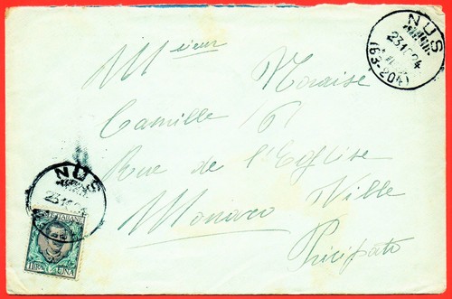 1924 rara destinazione da - 1924,